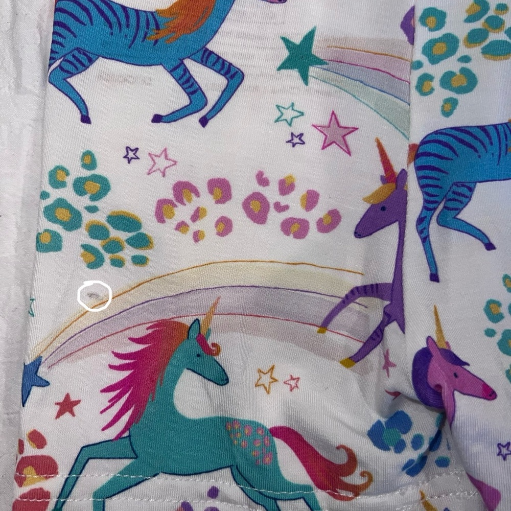 Little Sleepies Unicorn Magic Two Piece Short Sleeve & Short Pajama Set 12-18M - Picture 8 of 8